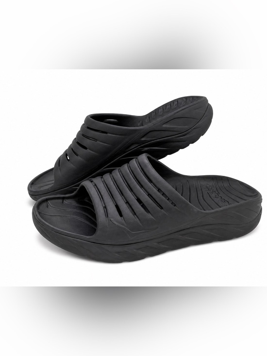 Hoka One One Other - HOKA ONE ONE,MEN,DARK GREY,ORA RECOVERY SLIPPERS. SIZE- M 12